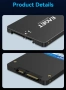 EAGET SSD 120GB SATAIII 6Gb/s 2.5" SATA R530/WR500 3D TLC Nand Flash NVME SMI TRIM NCQ S.M.A.R.T HDD, снимка 8