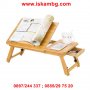 Бамбукова маса за лаптоп с охладител Bamboo Table, снимка 13