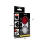 Комплект LED светлини за велосипед, Водоустойчиви, Кръгли, USB, ZH-068, снимка 10