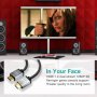 POSUGEAR Плетен HDMI кабел -Видео 4K,3D 2160pх1080p Висока скорост 18Gbps,позлатени конектори,2м, снимка 2