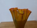 Стъклена ваза Мурано VENINI Amber, снимка 6