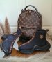 Дамски кецове и раница Louis Vuitton код 91, снимка 1 - Дамски ежедневни обувки - 35176138