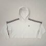 Adidas Originals Cropped Hoodie оригинално горнище S Адидас памук, снимка 2