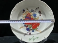 Стар български порцелан чиния коледа , снимка 2
