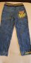 Vintage Retro 90s BULLROT WEAR CLOTHING CORP. Denim Jeans Hip Hop Embroidered, снимка 5
