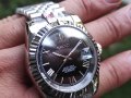 Seiko mod datejyst  Roman black 40mm Jubelee, снимка 1 - Мъжки - 43244583