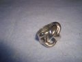 СТАР ПОСРЕБРЕН АЖУРЕН ВИНТИДЖ АРТ ПРЪСТЕН 145181, снимка 2