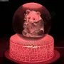 LED Светеща кристална топка/лампа, 3D сензорна-Панда, снимка 2