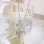 Van Cleef & Arpels колие с мойсанити, снимка 2