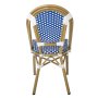 Стол трапезен PARIS Chair Alu Walnut/Wicker , снимка 13