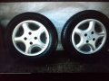 djanti s gymi 4x100 R13 5,5J ET41,gumi 175/65R13 , снимка 3