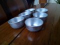 Стари алуминиеви купи за крем карамел #2, снимка 3