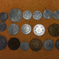 Монети ГДР 1952-1989г., снимка 2 - Нумизматика и бонистика - 28508518
