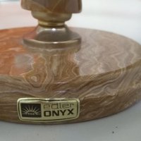 Стара настолна лампа Edler Onyx, снимка 4 - Антикварни и старинни предмети - 34963830