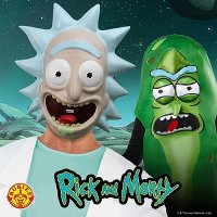 Нов аксесоар маска за костюм възрастни Rubie's Official Rick and Morty, снимка 4 - Други - 42968207