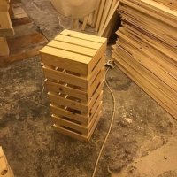 Дървен бар стол ръчна изработка, снимка 2 - Столове - 26228846