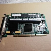 LSI LOGIC PCBX518-B1 MegaRaid 2 Channel 128MB PCI-X SCSI Raid Controller Card, снимка 5 - Други - 34617644