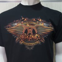 Нова мъжка тениска с дигитален печат на музикалната група AEROSMITH (Аеросмит), снимка 6 - Тениски - 27847464
