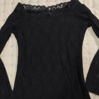 Дантелена блуза, снимка 6 - Блузи с дълъг ръкав и пуловери - 36957654