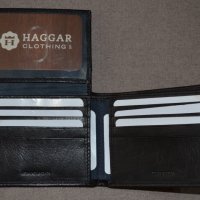 Haggar малък хоризонтален портфейл + 2 бр. карти за RFID защита , снимка 9 - Портфейли, портмонета - 32742827