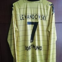 Borussia Dortmund #7 Lewandowski Kappa 2010/2011 оригинална тениска фланелка Борусия Дортмунд , снимка 1 - Тениски - 42987217