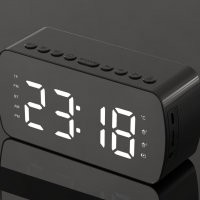  5.0 Bluetooth колонка FM радио термометър часовник аларма блутут слот карта памет SD AUX MP3 плейър