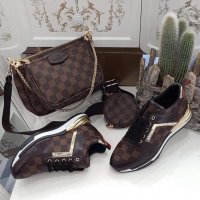 Дамски обувки и чанта Louis Vuitton, снимка 1 - Дамски ежедневни обувки - 28802860