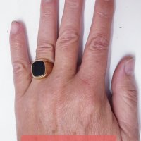 Златни плътни мъжки пръстени, снимка 14 - Пръстени - 38309263