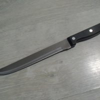 № 7240 стар нож   - домакински   - inox , rostfrei  - дължина 32 см , острие 19,5 см , дебелина 2 мм, снимка 1 - Прибори за хранене, готвене и сервиране - 42946839