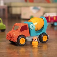 Детски камион бетоновоз Battat с функции и подвижни части внос от Германия, снимка 6 - Коли, камиони, мотори, писти - 32937201