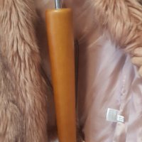 Еко кожух Италия късо дамско палто косъм разпродава кожа тип моруун  качествено перфектно/S /38/UK 8 в Якета в гр. Бургас - ID38553029 — Bazar.bg