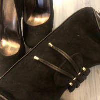 Дамски обувки - велур с чанта, снимка 9 - Дамски обувки на ток - 31639404