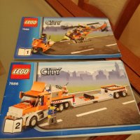 Лего Инструкции - Lego 7686 - Helicopter Transporter, снимка 1 - Конструктори - 39784292