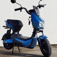 Електрически скутер 500 вата модел YCL син цвят 20Ah батерия, снимка 3 - Мотоциклети и мототехника - 44027652