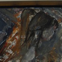 Картина от Марчо Ташакманов - Акт, маслени бои на шперплат 50 X 55 см, снимка 2 - Картини - 13220349