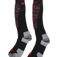 Salomon Mission Black Matador Red Ski Socks, снимка 1 - Други - 36501114