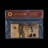 WR Australia $ 5 цветно злато банкнота 2016 , снимка 1 - Колекции - 26828630