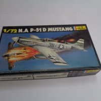 HELLER 1/72 P-51 D MUSTANG АВИО МОДЕЛ ЗА СГЛОБЯВАНЕ САМОЛЕТ, снимка 1 - Влакчета, самолети, хеликоптери - 43088353