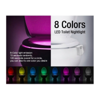 Многоцветно осветление за тоалетна чиния , снимка 4 - Лед осветление - 44896515
