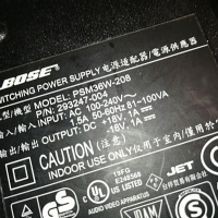 BOSE PSM36W-208 POWER+18-18V/1A SUPPLY BLACK-ENGLAND, снимка 15 - Други - 36436989