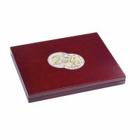  луксозна кутия VOLTERRA за 35 броя 2-еврови монети в капсули, снимка 2 - Нумизматика и бонистика - 28388751