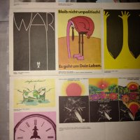 Плакат За мир, гуманизм, против угрозы ядерной войны" 1984 г , снимка 9 - Колекции - 35273492
