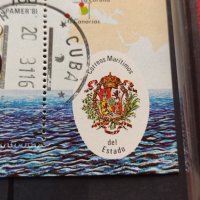 Две блок пощенски марки стари редки за колекция Куба,Корея - 22619, снимка 6 - Филателия - 36651275