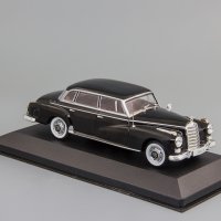 Mercedes-Benz 300 d Adenauer 1957 - мащаб 1:43 на DeAgostini моделът е нов в PVC дисплей-кейс, снимка 2 - Колекции - 43097052