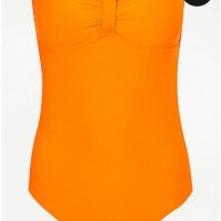 НОВО Оранжев цял бански костюм, снимка 4 - Бански костюми - 37248880