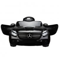 Акумулаторен КОЛА Licensed Mercedes Benz SLC300 12V с меки гуми с Кожена седалка, снимка 8 - Детски велосипеди, триколки и коли - 37014565