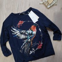 Разпродажба нова синя блузка, снимка 1 - Блузи с дълъг ръкав и пуловери - 43163892