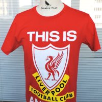 Liverpool FC This is Anfield - футболна фен тениска,оригинал (official merchandise) размер M , снимка 1 - Тениски - 44017183