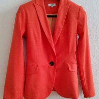 Класическо сако в цвят мандарина, снимка 2 - Сака - 37825940