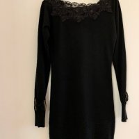 Черна рокля туника, снимка 10 - Рокли - 27362045